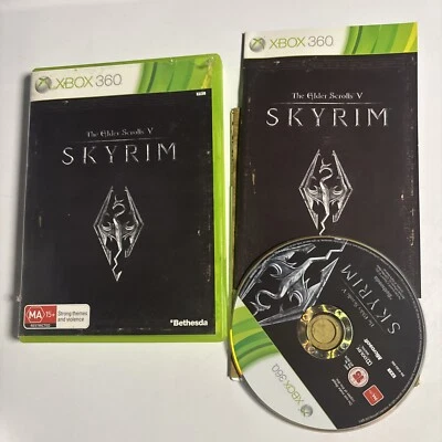 The Elder Scrolls V (5) Skyrim - Xbox 360 *Complete* W Map, PAL - Image 1 of 4