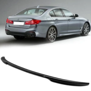 Painted For BMW 5 Series G30 4DR Sedan V Look Rear Trunk Spoiler 530i M5 ABS - Picture 1 of 4