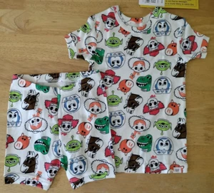 Gap/Pixar Disney Toy Story Unisex 100% Organic Cotton PJ Short Set/NWT/Size 4 - Picture 1 of 12