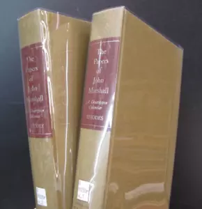 Legal History Supreme Court Chief Justice Papers John Marshall Rhodes Signed 2V - Picture 1 of 3