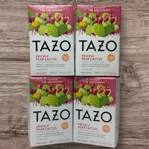 TAZO 🍐 TISANA CACTUS FICO D'INDIA 4 scatole -16 bustine ciascuna = 64 bustine di tè - Foto 1 di 3