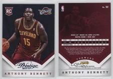 2013-14 Panini Prestige Blue Bonus Shots Anthony Bennett #161 Rookie RC