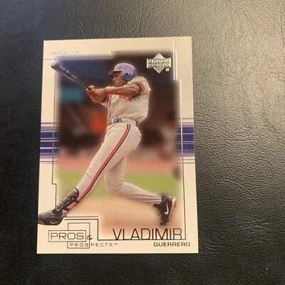 B51d #65 Vladimir Guerrero Montreal expos 2001 upper deck pros prospects￼ - Image 1 of 2