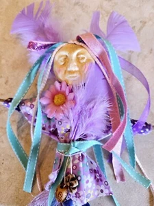 Indianer Spirit Puppe - Handarbeit Conjure Spirit Gefäß Figur - Bild 1 von 6