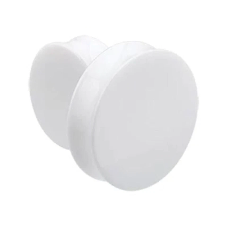 Pairs of Flat Face White Acrylic Double Flare Plugs Ears Gauges 28 to 51mm E599 - Image 1 of 1