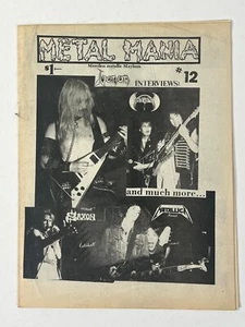Metal Mania #12 1983 Metallica, intervista Venom, Yngwie Samurai Rock Iron Maiden - Foto 1 di 8