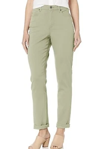 Jeans donna Gloria Vanderbilt taglia 12 Petite Amanda felce media leggera nuovi - Foto 1 di 6