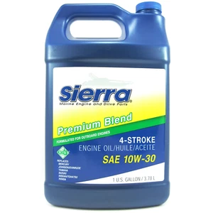 Aceite fueraborda Sierra 18-9420-3 4 tiempos 10W-30 1 galón - Imagen 1 de 1