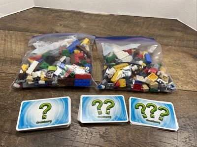 Lego Creationary Game REPLACEMENT Cards And Lego Bricks - Image 1 of 4