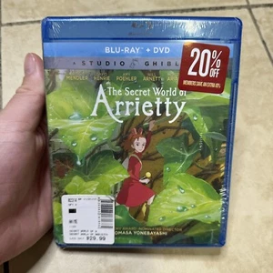 The Secret World of Arrietty (Blu-ray/DVD, 2017, 2-Disc Set) NEW - Picture 1 of 12