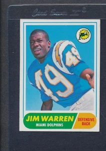 1968 Topps #066 Jim Warren Dolphins EX *143 - Picture 1 of 1