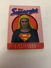 NEW VINTAGE TOPPS SUPERGIRL STORYCARDS NEW SEALED PACK. 6 stickers each pack.