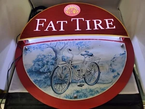 Fat Tire LED Sign, Plug In Bar Sign with Plug, Zeon Corp, Ships Free - Picture 1 of 12