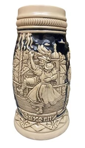Vintage Germany Heavy Beer Stein Signed AF 8” - Picture 1 of 6