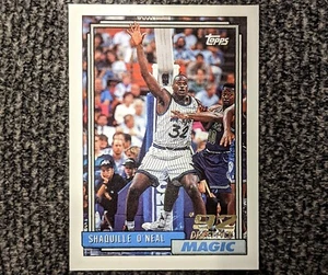 1992 SHAQUILLE O'NEAL Rookie Topps 362 SHAQ RC Sharp Corners! - Bild 1 von 4