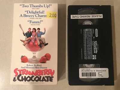 Strawberry & Chocolate (VHS, 1995) Mirtha Ibarra, Vladimir Cruz - Image 1 of 3