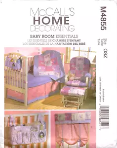 Patrón de costura McCALL'S Decoración del hogar HABITACIÓN INFANTIL BEBÉ ESENCIAL #M4855 uncu - Imagen 1 de 5