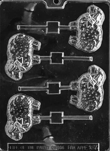 COUNTRY LAMB LOLLY POP mold Chocolate Candy Soap molds happy easter lambs E187 - Picture 1 of 1