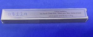 STILA Trifecta Metallica Lip Eye & Cheek Stick oro rosa 0,06 oz NUOVO spedizione gratuita - Foto 1 di 6