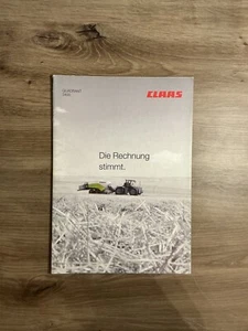 Orig. CLAAS Quadrant Ballenpressen Prospekt Brochure Xerion Traktor Schlepper C3 - Bild 1 von 9