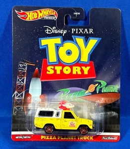 Toy Story - PIZZA PLANET TRUCK - Hot Wheels Premium REAL RIDERS 2020 Metal FYP65 - Foto 1 di 6
