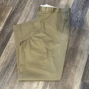 Roundtree & Yorke Dress Pants Gold Label Pima XLA Khaki 42X30 - Picture 1 of 10