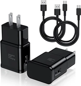 Type C Charger Fast Charging, 2 Pack USB C Android Phone Wall Charger Block - Picture 1 of 15