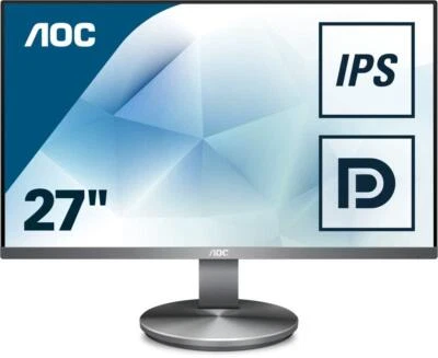 AOC I2790VQ/BT Monitor 27" FHD 1920x1080 VGA HDMI DP Lautsprecher Flicker Free - Bild 1 von 4