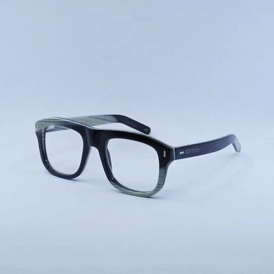 GUCCI GG1712S 003 Preto Brilhante Bege E Azul Maxi Chifre/Claro/Azul Magnético Cl... - Imagem 1 de 4