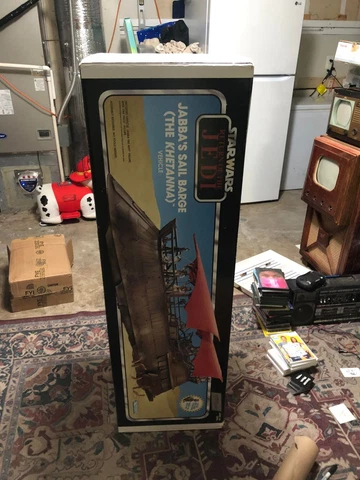 Star Wars Return of the Jedi Khetanna Jabba's Sail Barge Box Only Cover