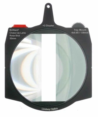 New Lindsey Optics 4x5.65" +1/2 Diopter Rota-Slot 30mm w/ Geared Rotating Tray  - Image 1 of 4