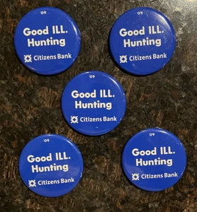 5 Penn State Football Buttons 2009 vs. Illinois (gut Abb. Jagd) - Bild 1 von 1