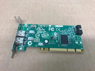 Dell 0J886H Low Profile 2 Port & Internal Header PCI Firewire Card FAE10 AM1 - Image 1 of 2