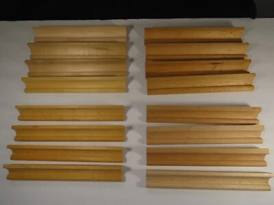 16 Scrabble Wooden Tile Racks Game Pieces Replacement Parts Lot C1415 - Image 1 of 4