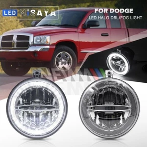 For Chrysler 300 08-10 Dodge Dakota Durango 2-in-1 LED Halo DRL Fog Driving Lamp - Picture 1 of 13