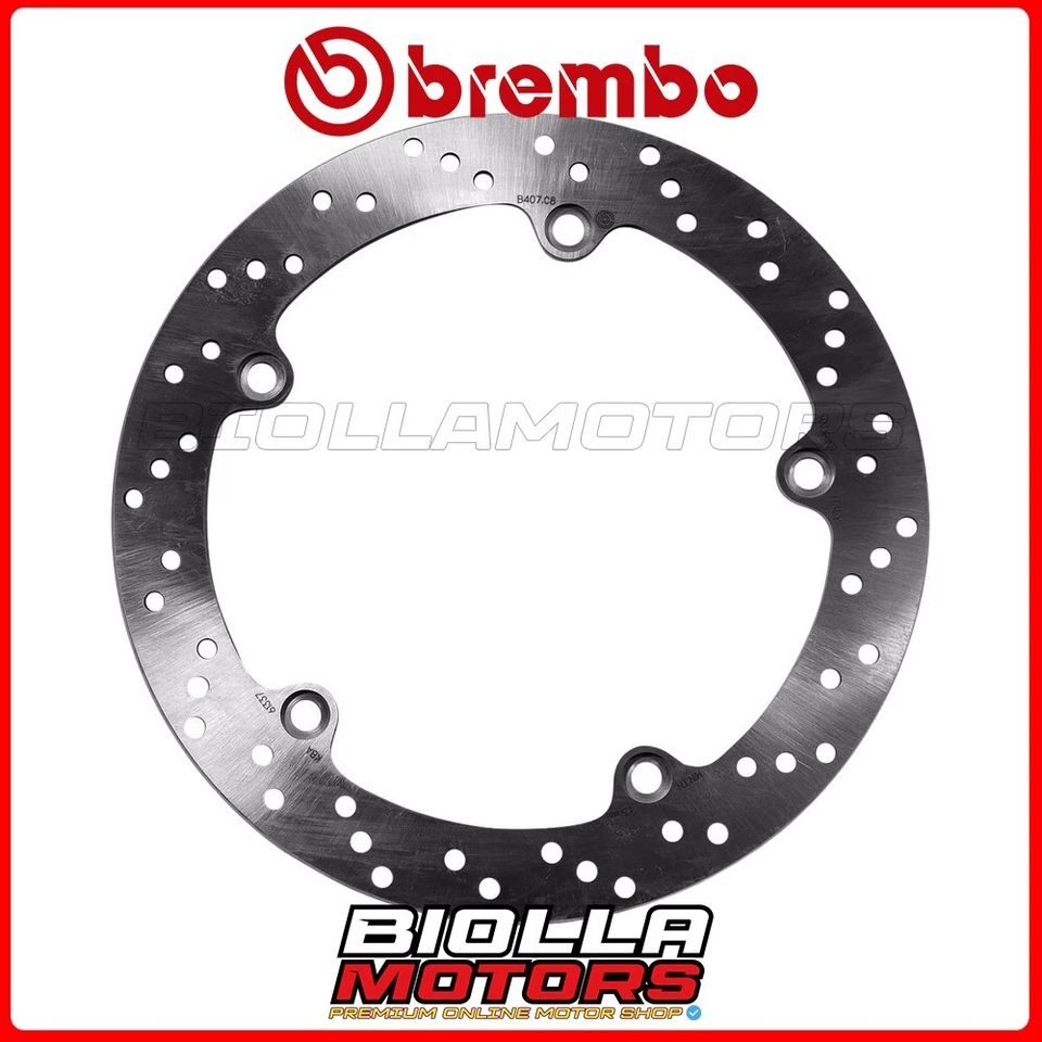 68B407C8 DISCO FRENO POSTERIORE BREMBO BMW R 850 R (R28) 850 1999 FISSO - Immagine 1 di 4
