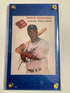 1954 Wilson Franks Style Jackie Robinson Variation Card Los Angeles Dodgers - Picture 1 of 4