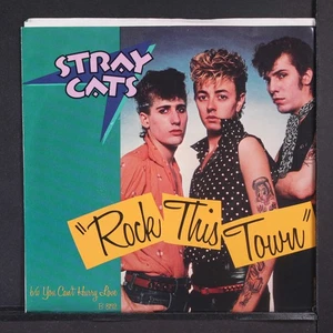 STRAY CATS: rock this town / you can't hurry love EMI AMERICA 7" Single 45 RPM - Bild 1 von 4