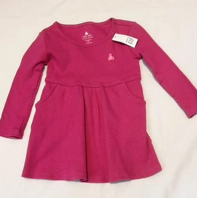 Vestido para niña Baby Gap talla 18-24 Mos. NUEVO Rosa Rosa 100% Algodón Foto 1 de 3