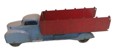 Camión de volteo Marx grande de 20" vintage juguete de acero prensado de los años 40 y 50 Foto 1 de 4