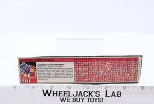 Grotusque Action Figure Tech Spec 1987 Vintage Hasbro G1 Transformers - Picture 1 of 1