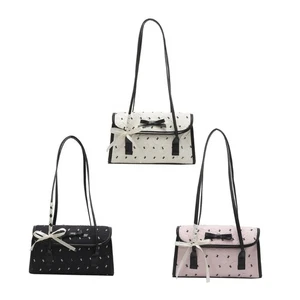 Clutches Purse Pu Under the Arm Purses Hobos Toted Handbag Shoulder Bag Womens - Picture 1 of 11