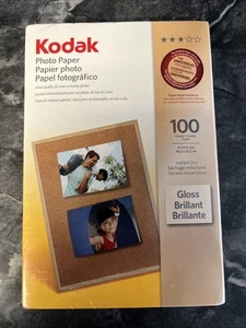 KODAK Photo Paper Glossy, 4 x 6, 100 Sheets/Pack - Afbeelding 1 van 3