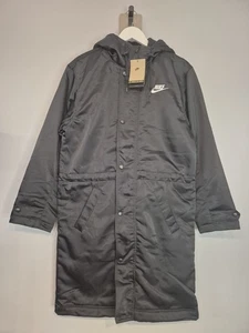 Nike Stadium Club Men's Black Parka Jacket XS Loose Fit | FB7320 010 - Picture 1 of 10