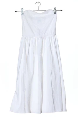 ASOS Vestido strapless Mujeres Vestido Talla EU 34 blanco look casual - Imagen 1 de 4