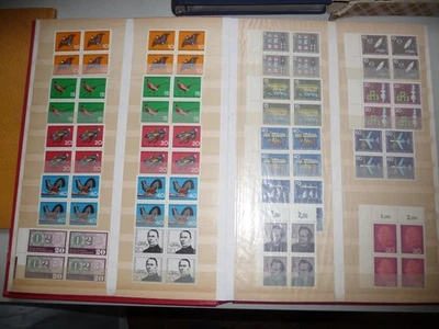 Stamp collection DDR East & West Germany in BRIEFMARKEN 16 page album Mint   W - Image 1 of 4