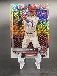 2025 Bowman Chrome - Pedro Catuy #BCP-210 Shimmer Refractor 1st Bowman - Bild 1 von 2