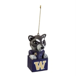 Washington Huskies 3,5 Zoll Tiki Maskottchen Weihnachtsschmuck - Bild 1 von 1