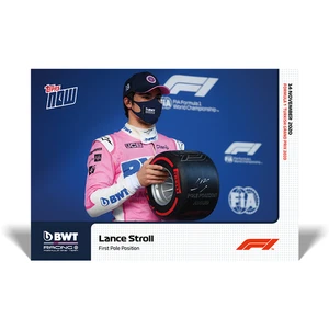 Topps Now Formula 1 2020 - Card 16 - Lance Stroll - BWT - Bild 1 von 2