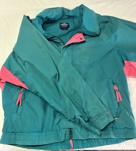 Cappotto giacca leggero sportivo fluido vintage anni 80 verde uomo extra large raro - Foto 1 di 6